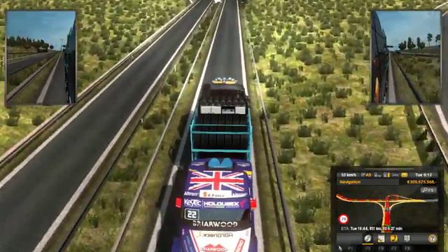 90 - Euro Truck Simulator 2 - Ольга Дальнобоищик - FIA ETRC 2019 - 1_10 смотреть онлайн