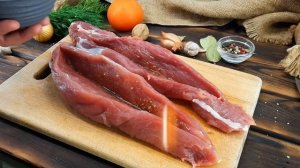 Новый рецепт из свиной вырезки с начинкой?? Простой и вкусный рецепт в духовке на ужин❗
