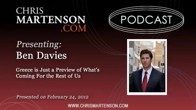 Ben Davies: Greece is Just a Preview of What's Coming For the Rest of Us смотреть онлайн