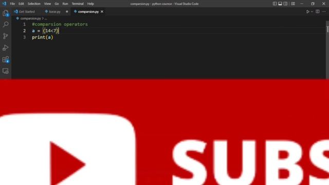 Comparison Operators in Python || Python Tutorial || #python смотреть онлайн