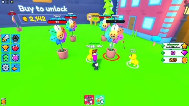 НОВЫЙ СИМУЛЯТОР ПИТОМЦЕВ В РОБЛОКС! PET FIGHTING SIMULATOR ROBLOX смотреть онлайн