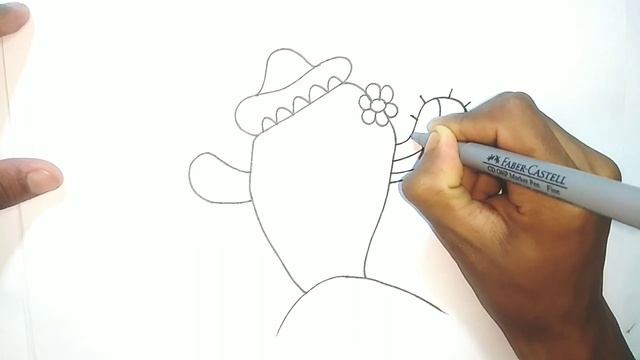 Easy Baby Cactus drawing and colouring for kids, DIY for kids, Toodlers, SR DRAWING смотреть онлайн