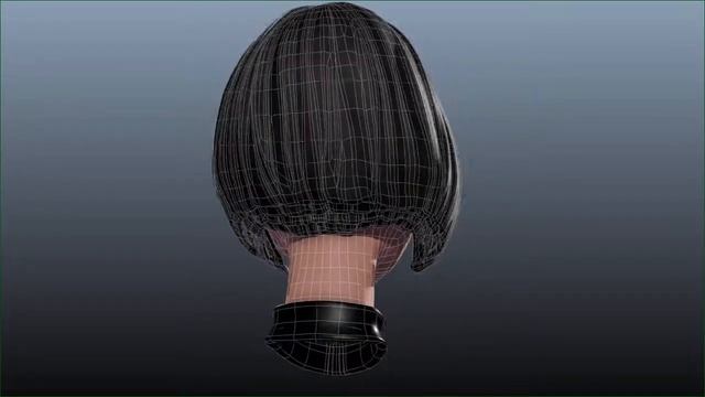 Natalie Head Topology Turntable With Wireframe смотреть онлайн