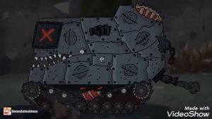 ОН МОНСТР - клип Мультики про танки (HomeAnimations КВ-44М) tank kb44m demons