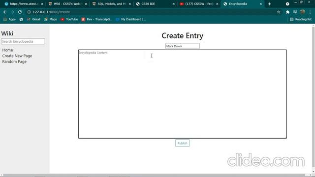 CS50W - WIKI смотреть онлайн