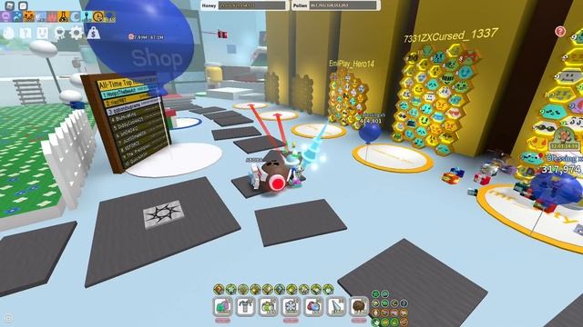 ЧТО С ТОПАМИ В СИМУЛЯТОР ПЧЕЛОВОДА В КАКУЮ ПЫЛЬЦУ ИДТИ BEESMAS2022 BEE SWARM SIMULATOR КОГДА КОДЫ? смотреть онлайн