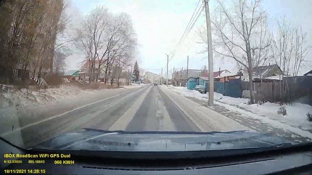 iBOX RoadScan WiFi GPS Dual снижайте скорость! смотреть онлайн