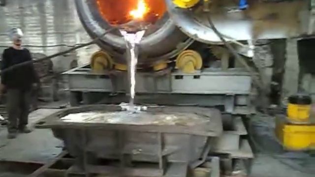 Печь для плавки алюминия Слив металла смотреть онлайн