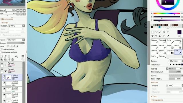 СОВКОВЫЙ РЕДРАВ| В синем море, в белой пене | SPEEDPAINT смотреть онлайн