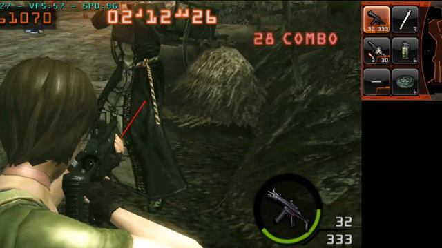 Resident evil the mercenaries 3D Rebecca Gameplay "Indonesia" Citra emulator Android MMJ смотреть онлайн