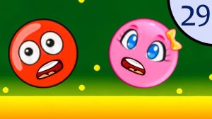 Новый Несносный КРАСНЫЙ ШАР #29. Шарик спасает любимую. Мультик ИГРА New Red Ball 2 на Игрули TV