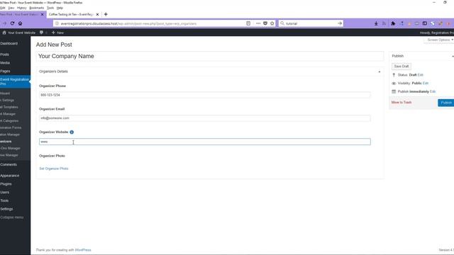 Create Event Organizer - Event Registration Pro Calendar for WordPress смотреть онлайн