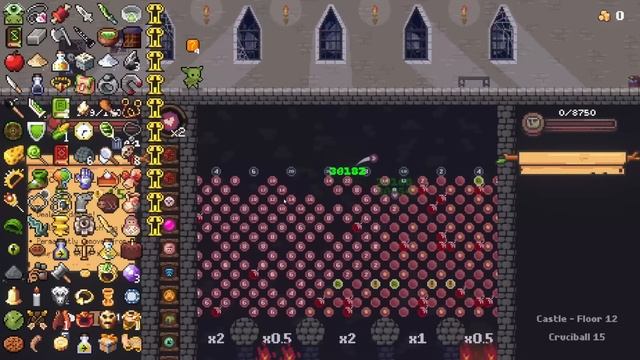 Using EVERY Relic In Peglin Cruciball 15 смотреть онлайн