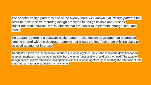 Adapter design pattern UML смотреть онлайн