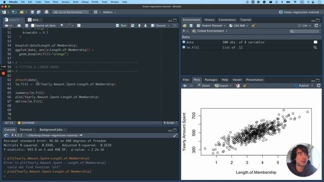 Linear Regression in R - Full Project for Beginners смотреть онлайн