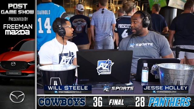 LIVE Cowboys vs Panthers POST GAME SHOW w/ Jesse Holley смотреть онлайн