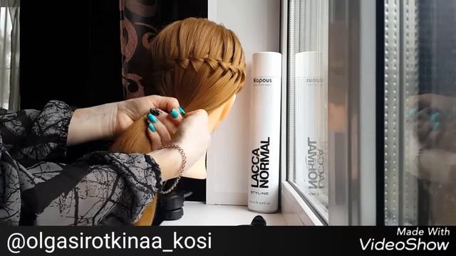 Видеоурок.Быстрый и простой способ завязать хвост.