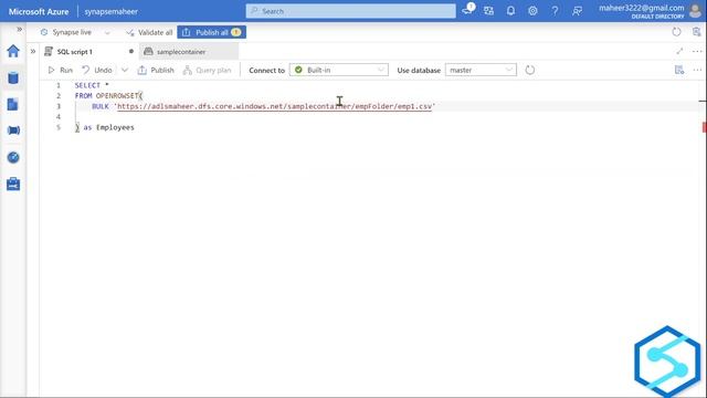 3. Read All files in a Folder Using Synapse SQL in Azure Synapse Analytics смотреть онлайн