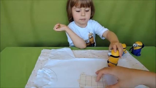 Делаем футболку с миньонами с помощью термотрансфера для ткани и утюга смотреть онлайн