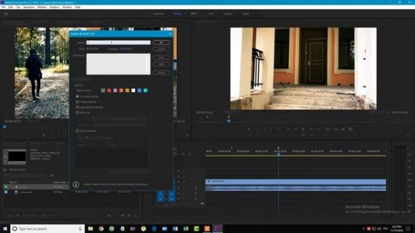 Как использовать Маркеры в Premiere Pro