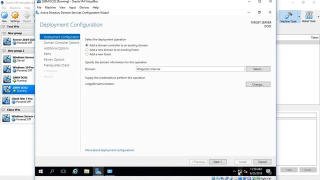 How to add a second domain controller in Server 2016 on Virtual Box смотреть онлайн