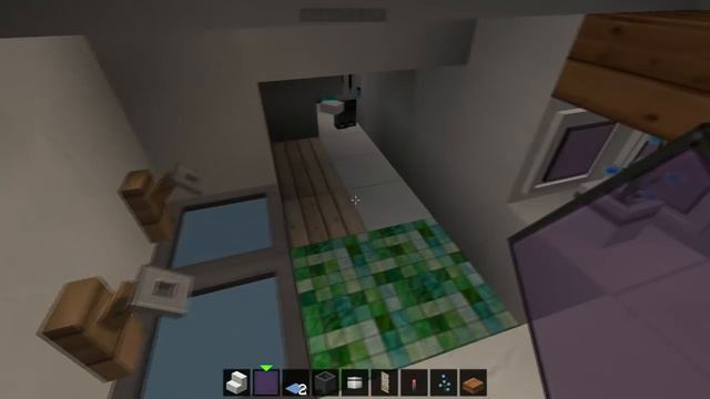 Minecraft: Modern house interior design tutorial / How to make / Part 2 / 1.8 смотреть онлайн