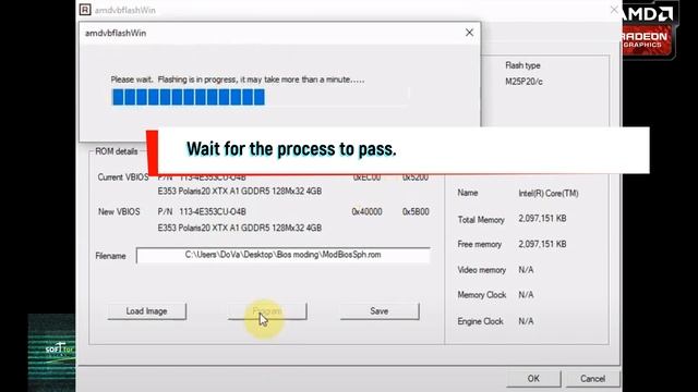 AMD VBFlash / ATI ATIFlash: Download, how to flash via command line смотреть онлайн
