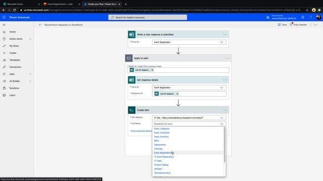Move Microsoft Forms Data to Microsoft Lists смотреть онлайн