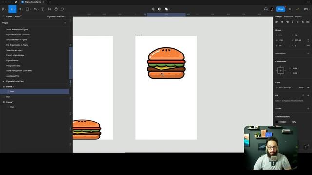 Simple Burger Bounce animation (Figma to Lottie!) смотреть онлайн