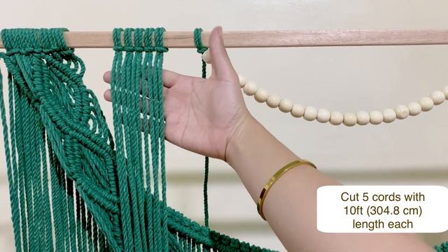 Advanced Macrame Wall hanging using 3mm cords | Macrame Tutorial | 5ft Big Wall Hanging смотреть онлайн