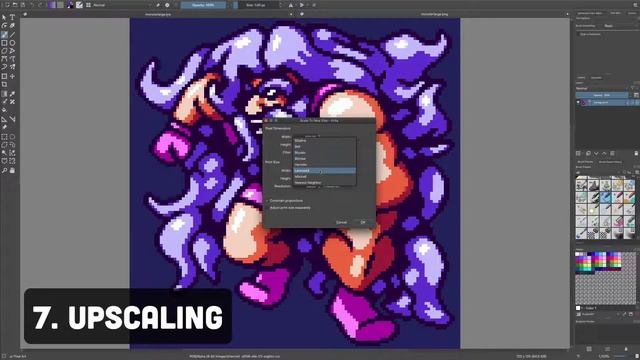 Is Krita (Free) Good for Making Pixel Art? | 7 Quick Tips & Monster Time-lapse смотреть онлайн