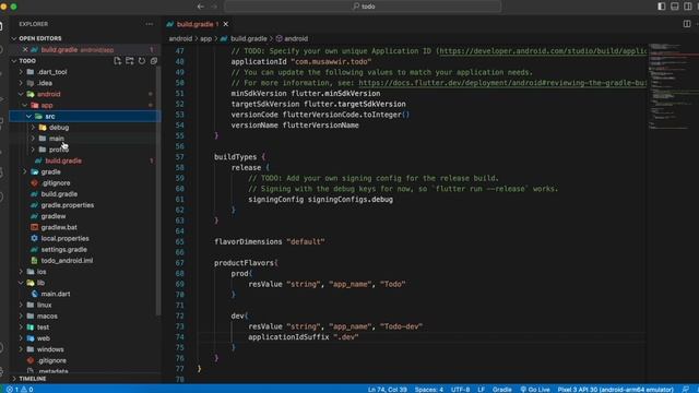 Flutter Flavors(android, iOS, firebase) | Create variations of flutter app with same codebase смотреть онлайн