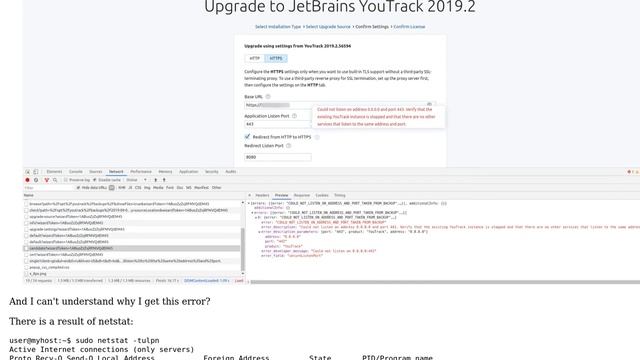Youtrack deployment with docker: Could not listen on address 0.0.0.0 and port 443 смотреть онлайн