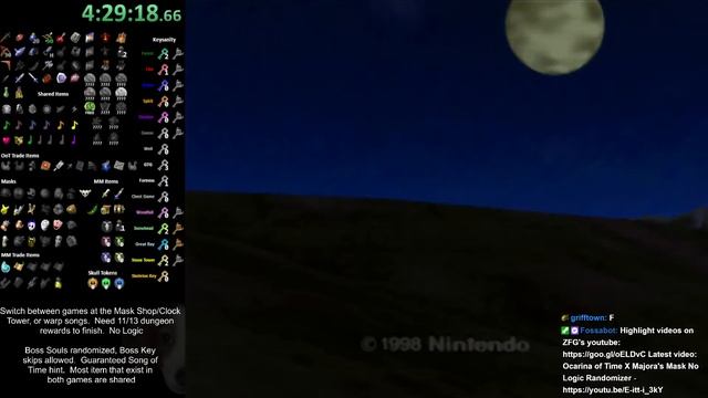 Ocarina of Time X Majora's Mask No Logic Randomizer смотреть онлайн