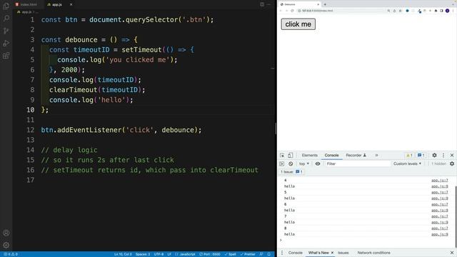 Javascript Nuggets - Debounce смотреть онлайн