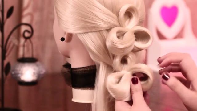 Причёска на резинках "Три цветка" | Авторские причёски | Hairstyles by REM | Copyright © #hairstyle смотреть онлайн