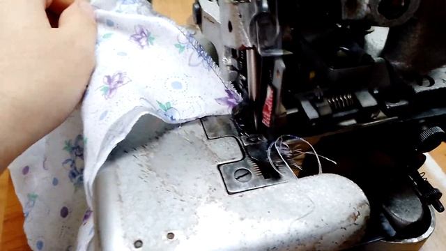 Подольский оверлок 51 класса. Первый запуск после ремонта. смотреть онлайн