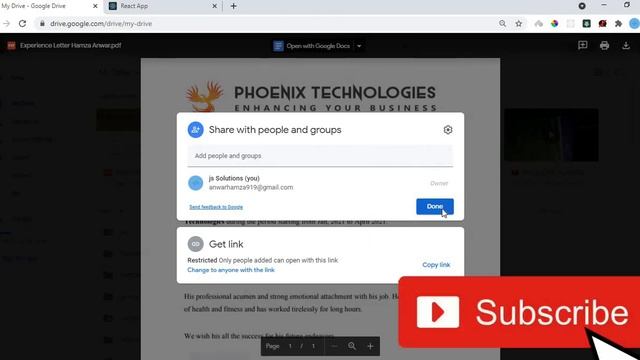 Embed pdfs from drive in React or HTML смотреть онлайн