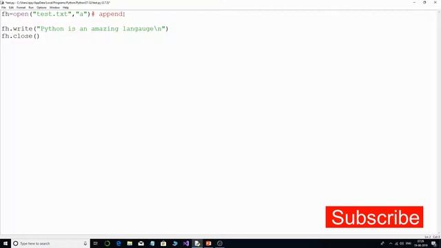 Writing data into text file in python смотреть онлайн