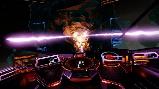 Elite Dangerous - 350t/hr Mining Painite in un-engineered Python смотреть онлайн