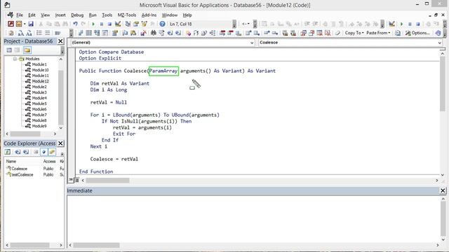 ParamArray in VBA, or how to write the Coalesce function in VBA смотреть онлайн