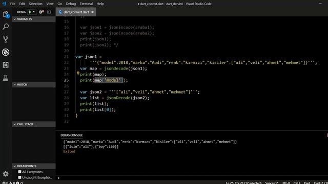 Dönüştürücü Kütüphanesi (dart:convert) - Dart Programlama Dersleri #58 смотреть онлайн