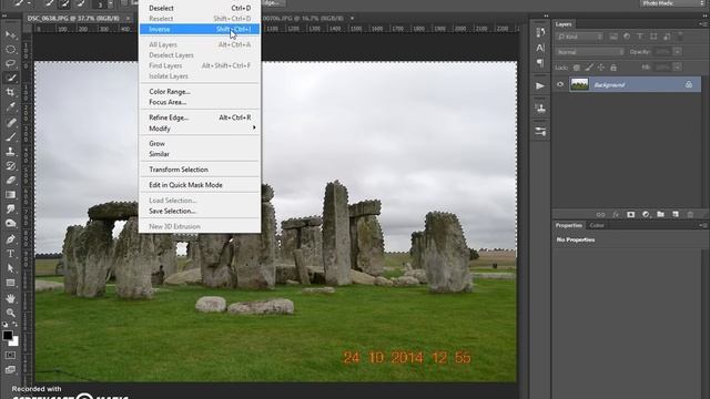 Photoshop Tutorial | Changing the sky of a photo смотреть онлайн