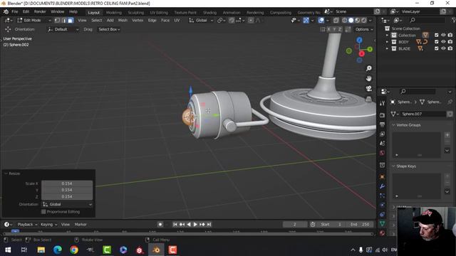 BLENDER_ RETRO CEILING FAN (PART 2) смотреть онлайн
