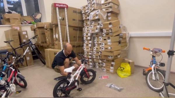 Сборка детского велосипеда ROYAL BABY SPACE SHUTTLE