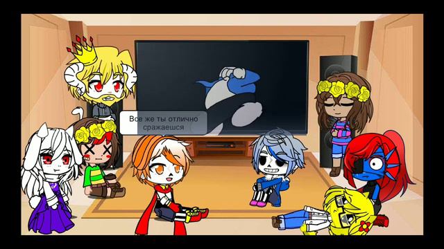 ✴️❤️{Реакция андертейл на sans vs jevil} ❤️✴️ смотреть онлайн