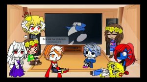 ✴️❤️{Реакция андертейл на sans vs jevil} ❤️✴️