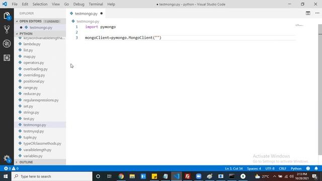How to connect with Mongo DB using Python ? смотреть онлайн