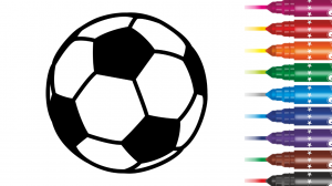 Как нарисовать футбольный мяч