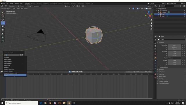 Blender quick tip Active Keying Set смотреть онлайн